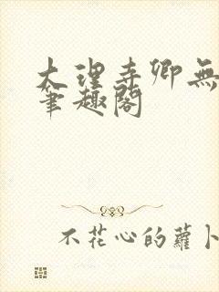 大理寺卿无删改笔趣阁