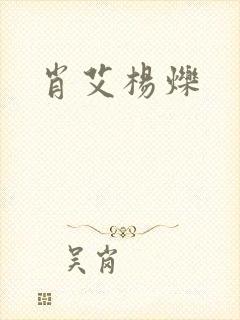 肖艾杨烁