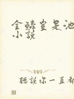 金鳞岂是池中物小说封面