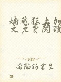 娇藏狂上加狂全文免费阅读笔趣阁