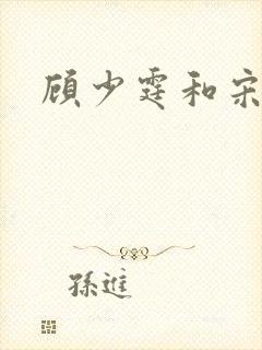 顾少霆和宋斯曼