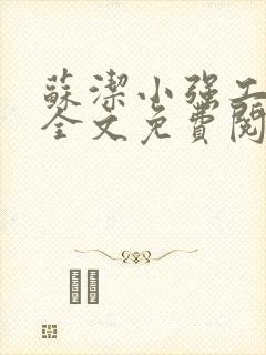 苏洁小强工地情全文免费阅读