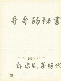 哥哥的秘书
