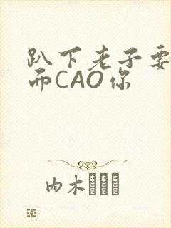 趴下老子要从后面CAO你