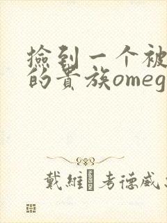 捡到一个被抹布的贵族omega