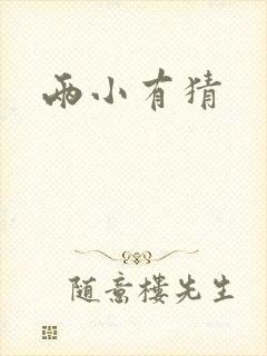 两小有猜
