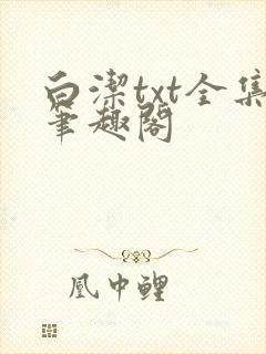 白洁txt全集笔趣阁