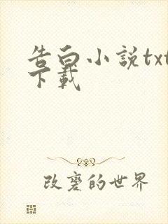 告白小说txt下载