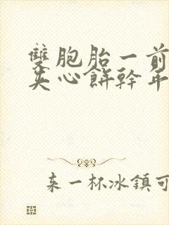 双胞胎一前一后夹心饼干年下