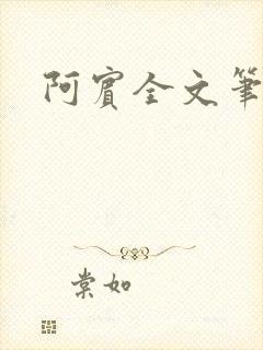 阿宾全文笔趣阁封面