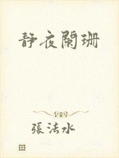 静夜阑珊