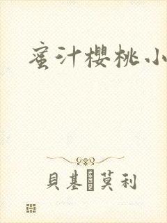 蜜汁樱桃小说封面