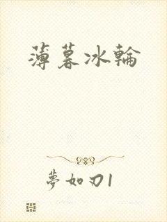 薄暮冰轮封面