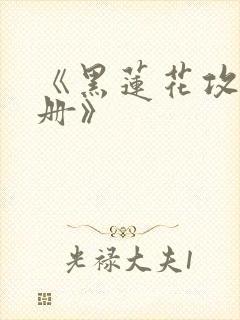 《黑莲花攻略手册》