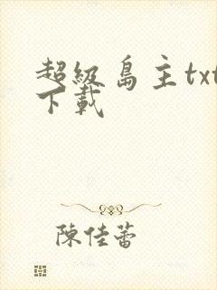 超级岛主txt下载封面