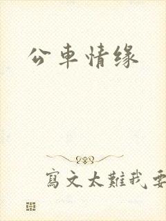 公车情缘