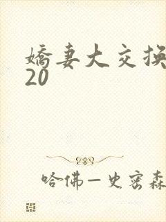 娇妻大交换1一20封面