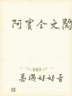 阿宾全文阅读封面