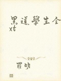 黑道学生全集txt封面