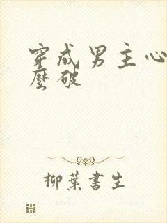 穿成男主心魔怎么破封面