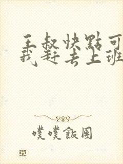 王叔快点可以吗我赶去上班