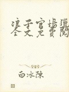 浪子官场猎艳记全文免费阅读