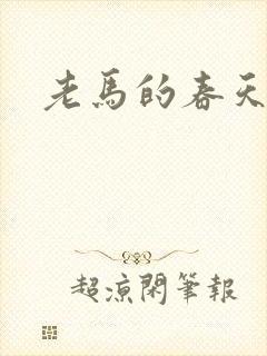 老马的春天封面