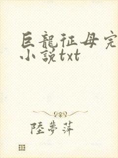 巨龙征母完结版小说txt