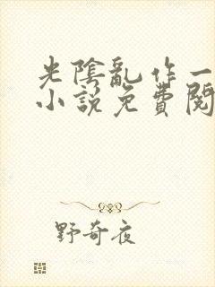 光阴乱作一团的小说免费阅读封面
