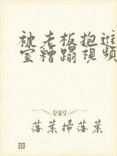 被老板抱进办公室糟蹋视频封面