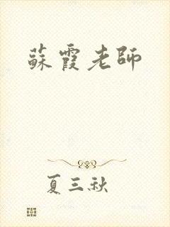 苏霞老师
