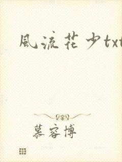 风流花少txt