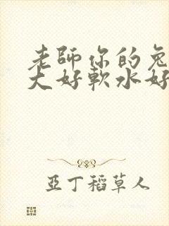 老师你的兔子好大好软水好多封面
