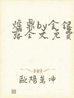 炉鼎by金银花露全文免费阅读笔趣阁封面