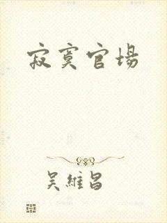 寂寞官场