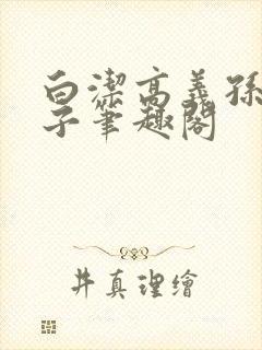 白洁高义孙倩东子笔趣阁封面