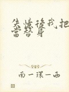 失忆后我把渣攻当替身
