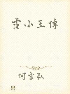 霍小玉传封面