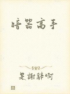 暗器高手