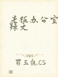 老板办公室系列辣文封面