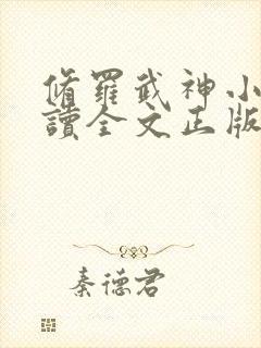 修罗武神小说阅读全文正版