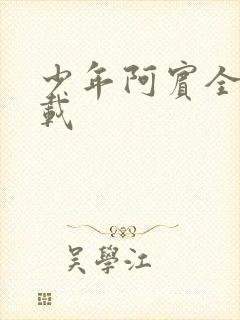 少年阿宾全集下载封面