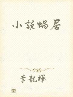 小说蜗居封面