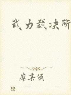 武力裁决所