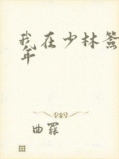 我在少林签到万年封面