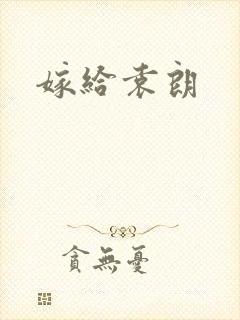 嫁给袁朗封面