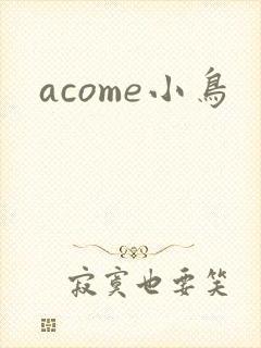 acome小鸟