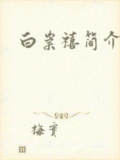 白崇禧简介