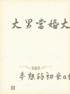 大男当婚大结局