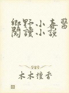 乡野小春医免费阅读小说封面